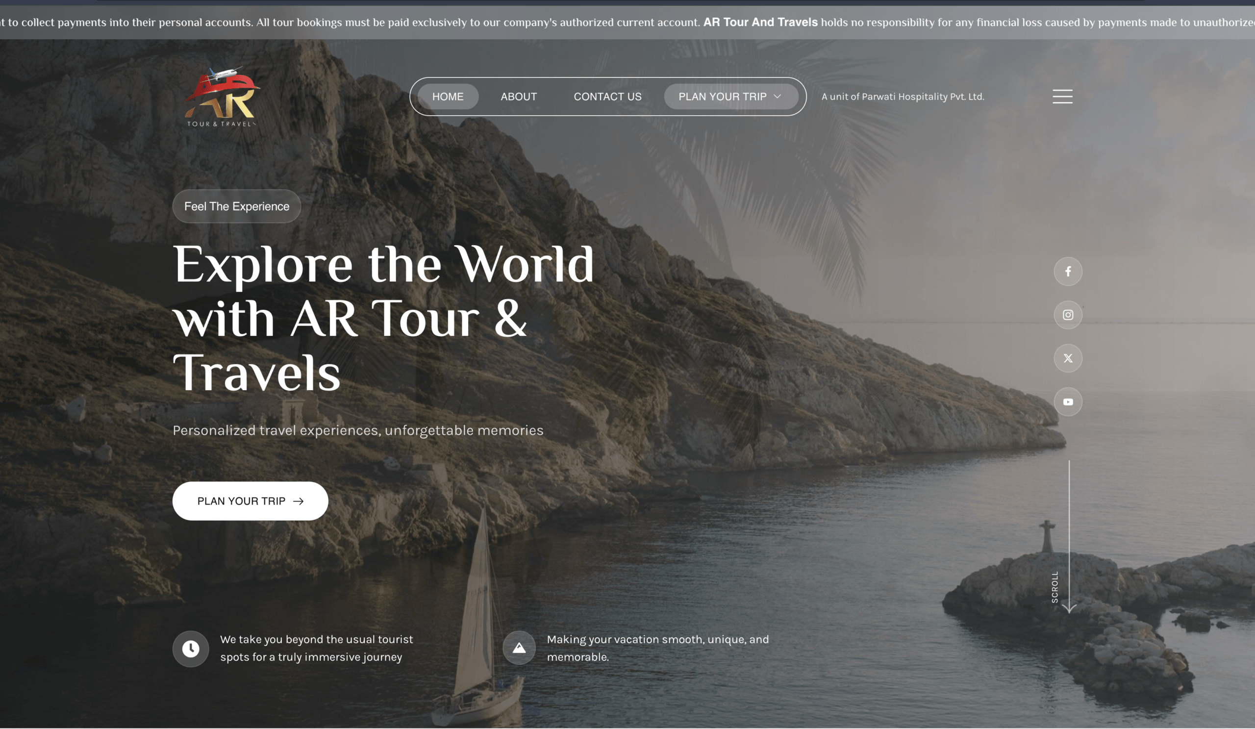 AR Tour and Travels
